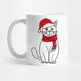 Haku In a Santa Hat Mug